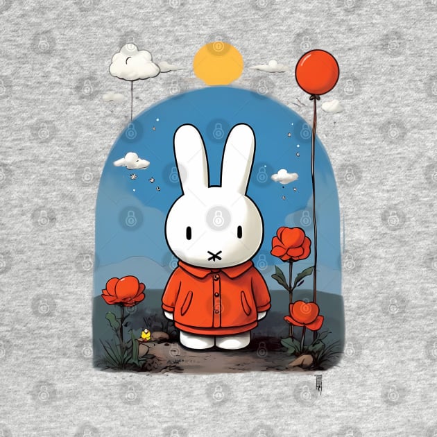 miffy with flowers by SPIT-36